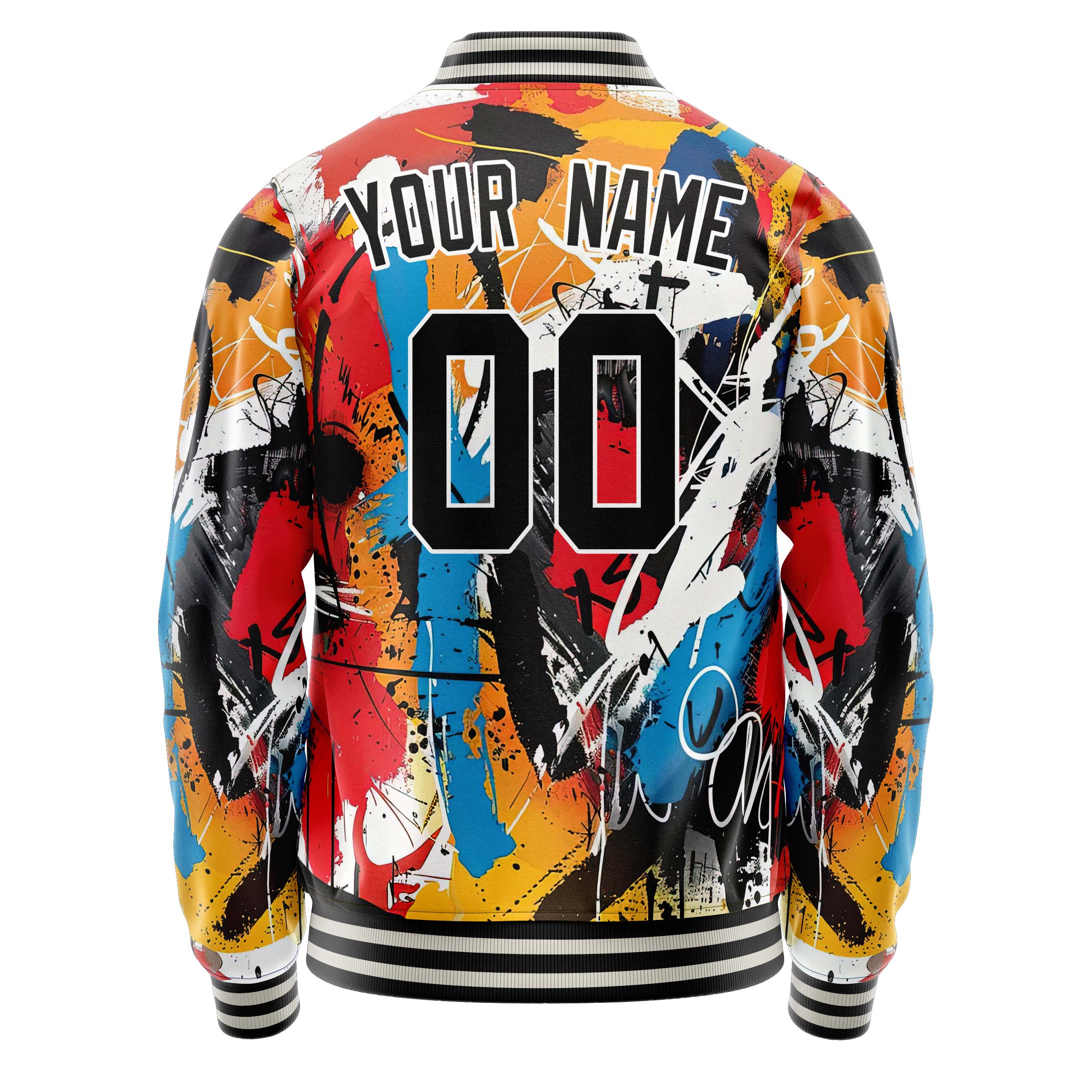 Custom Abstract Graffiti Jacket