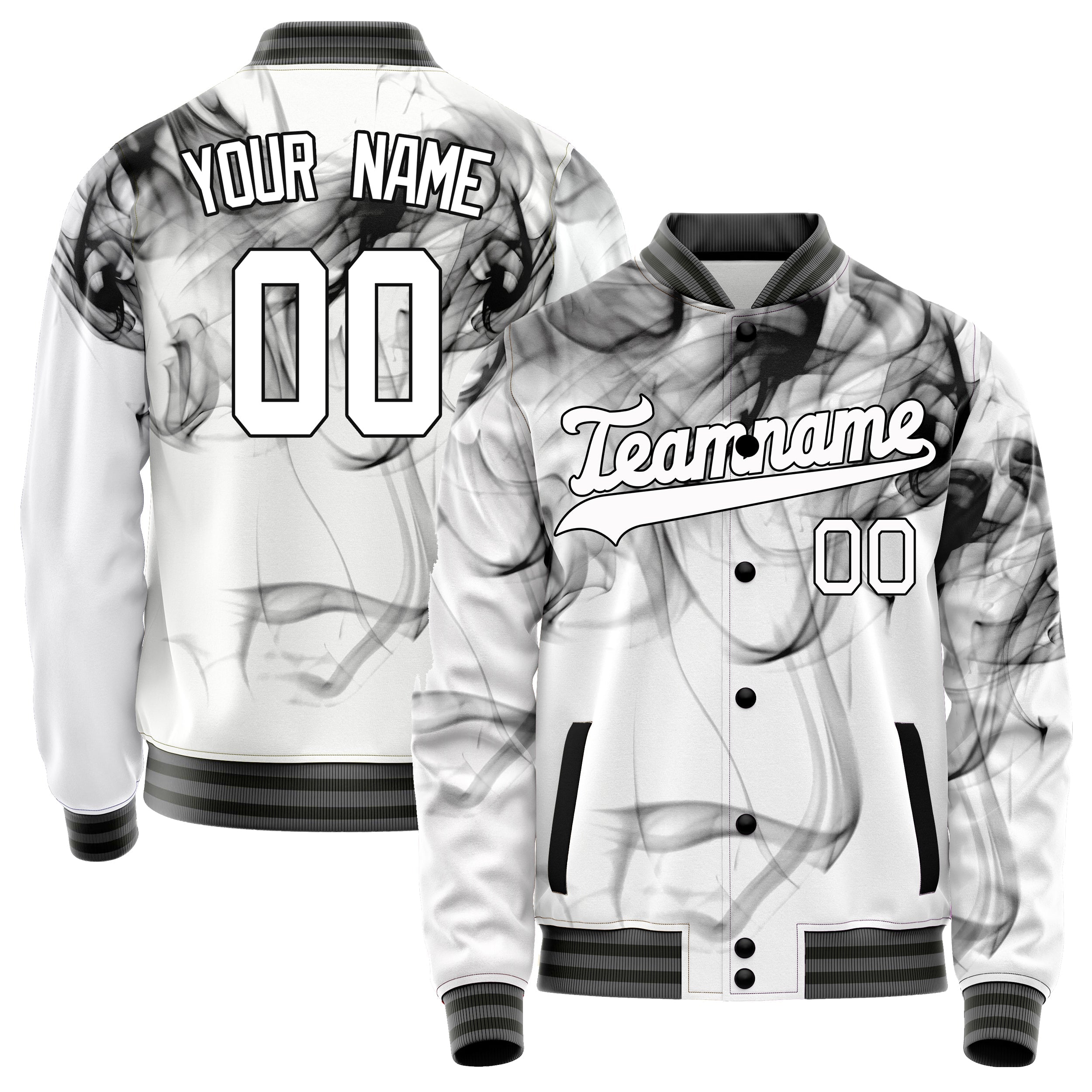 Custom Black Smoke Jacket JA02240824PA029