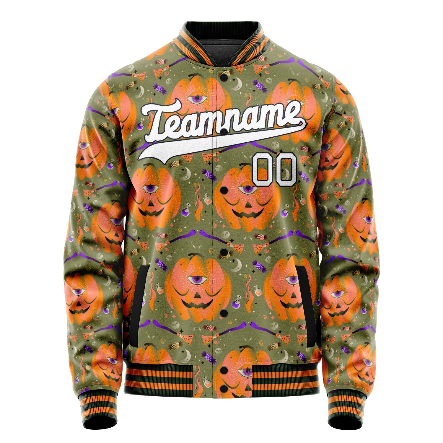 Custom Green Halloween Jacket