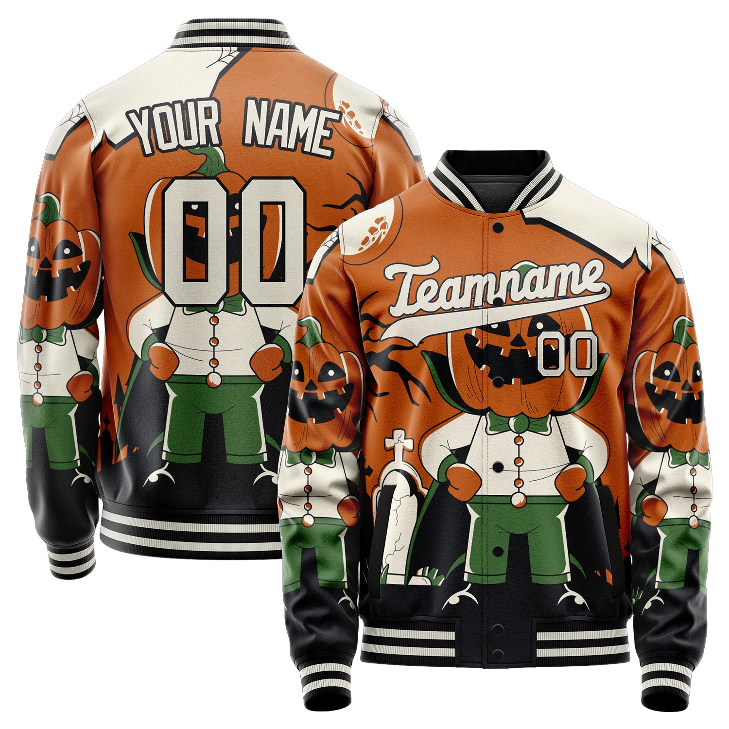 Custom Brown Halloween Jacket JA2240927SK029